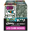 Kleenex x Mr Doodle Limited Edition Design Multipack Facial Tissues - 12 Cube Tissue Boxes, Designed in Collaboration with Mr Doodle, Made to Look Beautiful in The Home. view 1