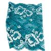 Decorative Unlined or Lined TPN Picc Line Lace Sleeve Cover for Cancer Chemo, Diabetes Freestyle Libre, Lymes Disease - Suitable for weddings/events (6.5" TEAL FLORAL) view 1