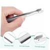 AUTSUPPL 15pcs Stainless Steel False Eyelash Tweezers and Flat Head Stamp Tweezers Set for Precise Crafting, Jewelry, and Philately Use in Beauty and Applications view 3