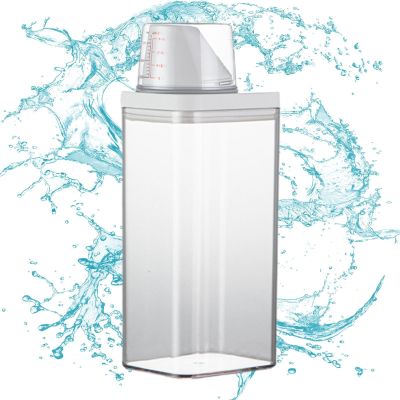 Liquid Dispenser - Laundry Powder Container, Fabric Softener Dispenser | Laundry Softener Dispenser Measuring Cup Lid, Laundry Detergent Dispenser for Scent Booster Beads Bleach 700ml/1500ml/1900ml