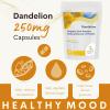 Dandelion Root Powder 250mg Natural Source of Protein Vitamins 180 Capsules view 4