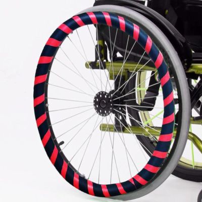 004,20in, 1 Pair 20 Inch Wheel Chair Rear Wheel Cover Protective Sleeve Wheelchair Push Rim Covers Wheelchair Rear Wheel,20 Inch