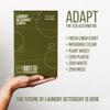 Adapt Laundry Detergent Sheets 80 loads Eco Ultra-Concentrated Non-Bio Fresh Linen Scent for Machine and Hand Washing Plastic Free view 2
