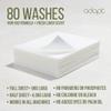 Adapt Laundry Detergent Sheets 80 loads Eco Ultra-Concentrated Non-Bio Fresh Linen Scent for Machine and Hand Washing Plastic Free view 4