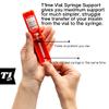 0.5ml U-100 disposable syringe T1me Vial Syringe Insulin Filling Support (BD Micro-Fine and other insulin syringe), Insulin transfer device for diabetes, Bottle Protector Case, Vial Holder (Red) view 2