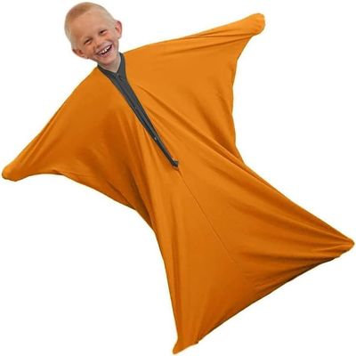 Dynamic Movement Sensory Sock Body Sock, for Autistic & Sensory Processing Disorders, Updated Version(Orange,XL)