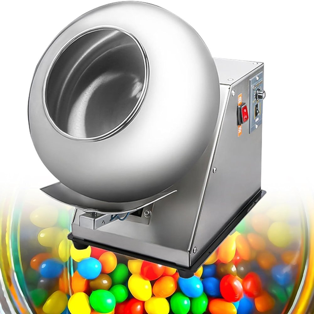 110v,Sugar Coating Machine, Small Commercial Panning Machine, Chocolate Coating Polishing Machine Coater Sugar Drying Machine