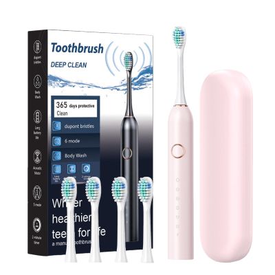 Acunny Rechargeable Toothbrushes with Case, Rechargeable Electric Toothbrush | Electric Toothbrush for Adults - Rechargeable, Lasts 180 Days, 40,000 VPM, Deep Cleaning, 6 Modes