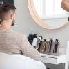 Barber Clipper Holder, Hair Clipper Shelf, Stainless Steel Salon Tools Organizer, Barber Tool Box for Hairdresser Beard Shaver Hair Trimmer Display view 2