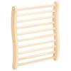 Bulliing S-Shape Sauna Backrest Solid Wood Pine,Sauna Backrest Pillow Sauna Headrest Back Support Ergonomic Backrest Curved Cushion Wooden for Steam Room Sauna Barrel view 1