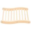 Bulliing S-Shape Sauna Backrest Solid Wood Pine,Sauna Backrest Pillow Sauna Headrest Back Support Ergonomic Backrest Curved Cushion Wooden for Steam Room Sauna Barrel view 3