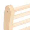 Bulliing S-Shape Sauna Backrest Solid Wood Pine,Sauna Backrest Pillow Sauna Headrest Back Support Ergonomic Backrest Curved Cushion Wooden for Steam Room Sauna Barrel view 4