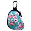 AMMKRO Neoprene Asthma Inhaler Holder, Protective Portable Travel Handy Holster, Lightweight Carrying Case with Carabiner Clip, Inhaler Not Included (Flamingo) view 1