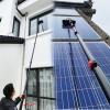 Spdazzleburst 3.6-12m High Clean telescopic pole, professional window cleaner, extendable cleaner conservatory roof, cleaning of photovoltaic and solar panels,10.8M/36FT view 3