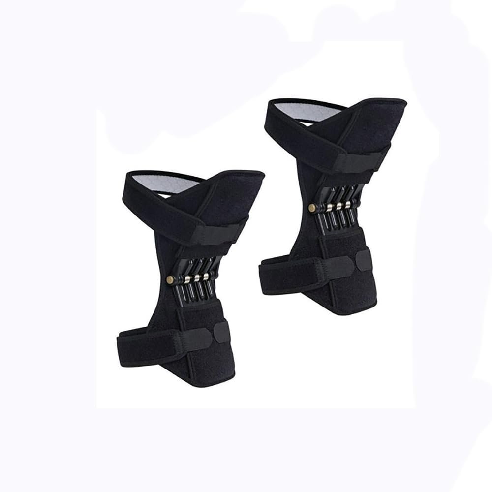1 Pairs Knee Protection Booster, Joint Support Spring Knee Stabilizer Pad, Knee Booster Joint Support Brace for Leg Protector Strength Training