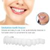 2 Pairs Perfect Smile Teeth Veneers Top and Bottom Fake Teeth Cosmetic Teeth Veneers Instant Teeth Whitening Kit Comfort Fit Flex Dentures Teeth Snap on Veneers False Teeth for Men and Women view 4