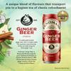 Fentimans Ginger Beer - Botanically Brewed Soft Drink - Exquisitely Crafted & Refreshing Soft Drinks - Gluten-Free and Vegan Friendly Soft Drinks - 12 x 250ml Cans view 3