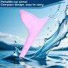 Female Urinal, Female Urination Device Female Urinal Travel Urination Device Silicone Funnel Urine Cups Stand to Pee Device Reusable & Portable Pee Funnel for Women for Travel, Outdoor, Camping view 4