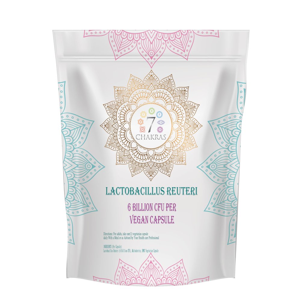 7C Lactobacillus Reuteri | 120 High Strength L Reuteri Capsules - 6B CFU L-Reuteri Probiotic per Serving | Probiotic Lactobacillus Supplement | Non-GMO, Gluten & Allergen Free | Made in The UK