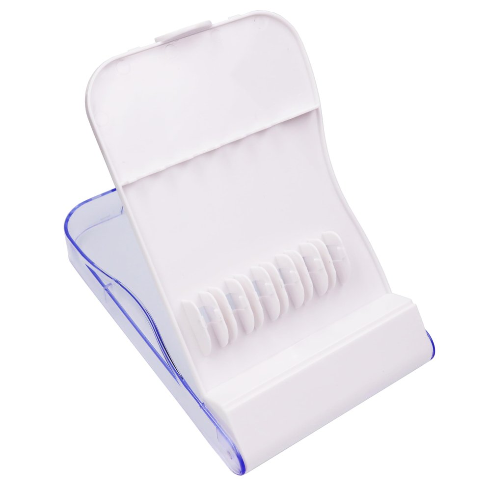 LEZHISNUG Travel Storage Case for Waterpik Replacement Tips, Travel Case for Waterpik Water Flosser Replacement Parts, NO Tips Included