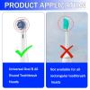 6 Toothbrush Heads Cover Compatible with Oral B iO Brush Round Heads, Dustproof Cover Cap Electric Toothbrush Protective Case Hygienic Covers for Travel Family (Transparent, One Size) view 3