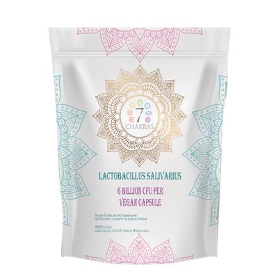 7C Lactobacillus Salivarius | 60 High Strength L Salivarius Capsules - 6B CFU L-Salivarius Probiotic per Serving | Lactobacillus-Salivarius Probiotic | Non-GMO Gluten & Allergen Free | Made in The UK