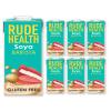 Rude Health 6 x 1 Litre Soya Barista Drink, Dairy Free, 100% Natural Drink, No Added Sugar, Healthy & Vegan Milk, Lactose Free Milk, No Additives, Gluten Free, Recyclable Packaging view 1