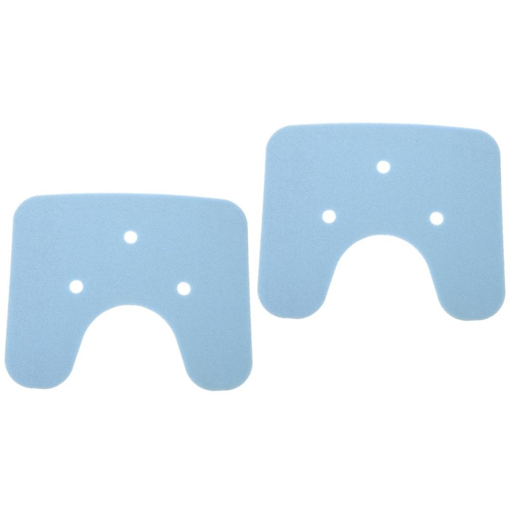 Beaupretty 2pcs Shower Chair Cushion Bath Seat Pad Non Slip Bench Cushion for Elderly Home Bathroom Use Replaceable