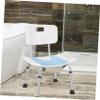 Beaupretty 2pcs Shower Chair Cushion Bath Seat Pad Non Slip Bench Cushion for Elderly Home Bathroom Use Replaceable view 2