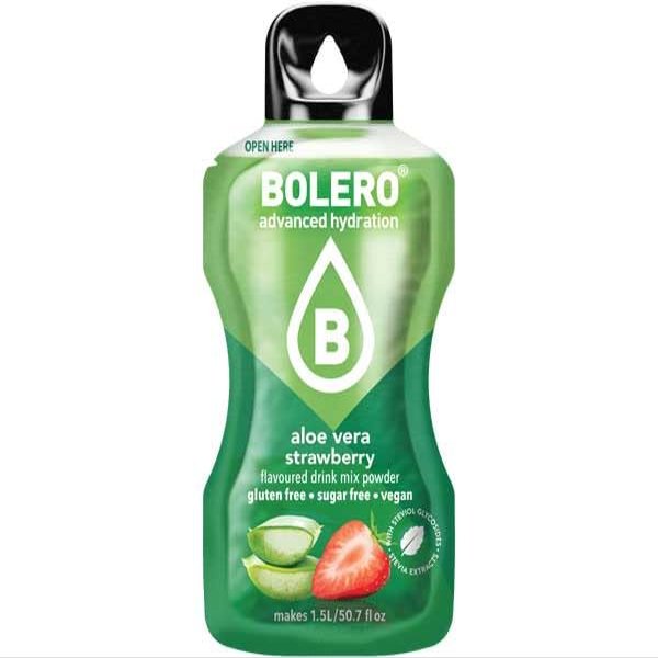 Bolero Drink Water Flavouring Sugar Free Aloe Vera and Strawberry Flavour 9 g