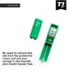 0.5ml U-100 disposable syringe T1me Vial Syringe Insulin Filling Support (BD Micro-Fine and other insulin syringe), Insulin transfer device for diabetes, Bottle Protector Case, Vial Holder (Green) view 4