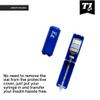 0.5ml U-100 disposable syringe T1me Vial Syringe Insulin Filling Support (BD Micro-Fine and other insulin syringe), Insulin transfer device for diabetes, Bottle Protector Case, Vial Holder (Blue) view 3