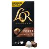 L'OR Espresso Forza Coffee Pods, 7 Packs, Total 70 Coffee Capsules view 2