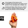 0.5ml U-100 disposable syringe T1me Vial Syringe Insulin Filling Support (BD Micro-Fine and other insulin syringe), Insulin transfer device for diabetes, Bottle Protector Case, Vial Holder (Orange) view 4