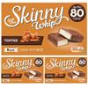Skinny Whip Toffee (5 x 20g bars) Pack of 3 Milk Chocolate Sweet Chewy Cereal Cocoa Nougat Caramel Block with Welari Thank You Card | 3pack) (300g) view 1