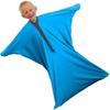 Body Sock for Children and Adults Body Sock Full-Body Wrap to Relieve Stress Stretchy(Hellblau,M) view 1