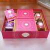 Ghasitaram Gifts Jaiccha Rakhi Gifts for Brothers Big Hamper Tray with Sugarfree Kaju Katli, Sugarfree Peda, 2 rakhis, Card, Wheat Puffs, Anjeer Bites, and Mixed Dryfruit Jar view 1