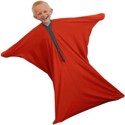 Sensory Sock Body Sock Premium Updated Version Suitable Age 3-18 Sensory Durable Seams ASD Child Stretchy for Children and Adults with Sensory Proceessing Disorders Or Autism(Rot,XL)