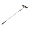 2-in-1 Floor Brush with Stiff Bristles, Can Be Rotated 180 Degrees, for Bathrooms and Kitchens, Extended Handle and Removable for Tiled Floors, Hardwood Floors and Glass view 2