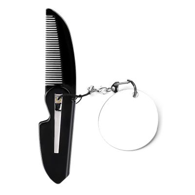 FUXIU Folding Pocket Comb With Small,Anti-Static Hair Beard Care Comb, Beard Brush, Beard Comb Comb,Beard Combs For Men