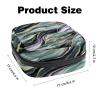 Zipper Sanitary Napkin Bag, Soft Menstrual Pad Pouch, Marble Texture-847 Storage Bag for Sanitary Napkin Pads, Tampon Holder Pad Purse view 3