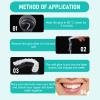 Brigtviee 2 Pairs Fake Teeth, Dentures for Upper and Lower, Snap in Teeth Veneers, Nature and Comfortable Instant Teeth Whitening Kit, Smile Veneer Temporary Cosmetic Teeth, Regain Confident Smile view 3