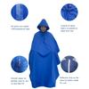 UYSELA Waterproof Poncho for Wheelchairs Universal Raincoat Waterproof Wheelchair Poncho for Mobility,Elderly,Cape,Scooter,Coverall,Disability, Drawstring Hood,Blue Blau view 3