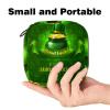 Zipper Menstrual Cup Pouch, Sanitary Napkin Storage Bags, Happy St Patrick Lucky Green Clover-1193 Soft Tampons Collect Holder Purse for Girls Women Ladies Feminine view 2