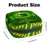Zipper Menstrual Cup Pouch, Sanitary Napkin Storage Bags, Happy St Patrick Lucky Green Clover-1193 Soft Tampons Collect Holder Purse for Girls Women Ladies Feminine view 3