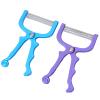 2 Pieces Handheld Facial Hair Removal Threading Beauty Epilator Tool Removal Threader Remover Spring Facial Hair Epilator Use for Women Face Hair Removing Beauty Tools Random Color view 1