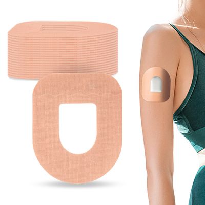20 Packs Omnipod 5 Patches Waterproof - Omnipod 5 Cover, Glucose Monitor Patch, Omnipod 5 Overpatches YOUSHARES (Beige)