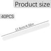 GroveEss 40PCS Clear Acrylic Popsicle Sticks,Reusable Acrylic Cakesicle Sticks,Mirror Ice Cream Sticks Ice Lolly Stick DIY Craft Accessories for Homemade Ice Cream Cakes Desserts Party Favors view 2