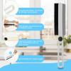 4 Pcs Crevice Cleaning Brush Hard Bristle Crevice Cleaning Brushes with Scraper Multifunctional Gap Cleaning Brush Household Rotating Crevice Cleaning Tool for Bathroom view 3