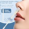 Andibro 4Pcs 2-in-1 Nasal Hair Cutter, Double Sided Nose Hair Knife 360 Rotating Nose Hair Trimmer Manual Nostril Hair Remover Tool for Women & Men view 2